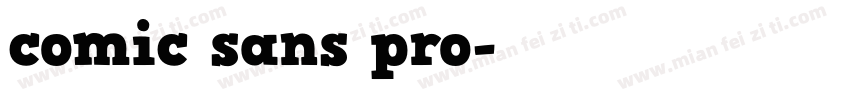 comic sans pro字体转换